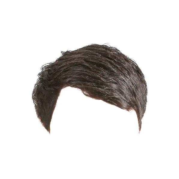 白に隔離されたデザイナーのためのファッショナブルな男の髪型 — ストック写真