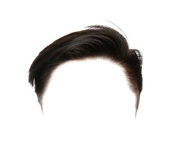 Fashionable Man Hairstyle Designers Isolated White — Stock Photo, Image