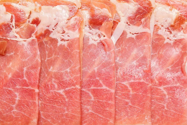 Slices Delicious Ham Background Closeup — Stock Photo, Image