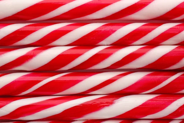 Delicious Candy Canes Background Closeup — Stock Photo, Image