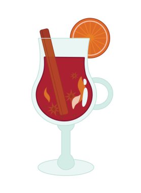 Beyaz arka planda cam bir bardak aromalı şarap.