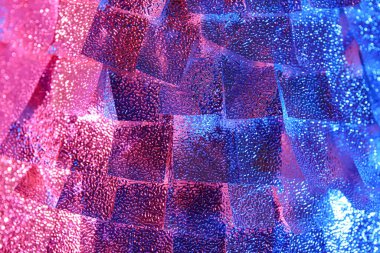 Arkaplan olarak neon ışığı altında soyut bileşim