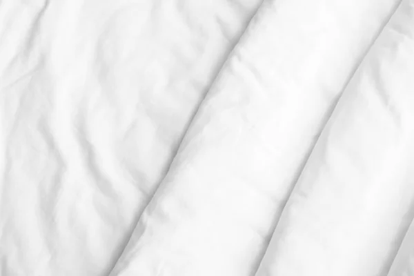 Closeup View White Folded Bedding — Stock Photo, Image