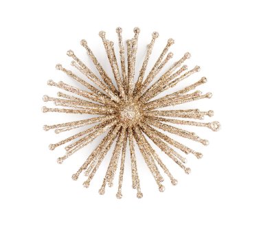 Beyaz arka plan üzerinde izole güzel Noel dekorasyon