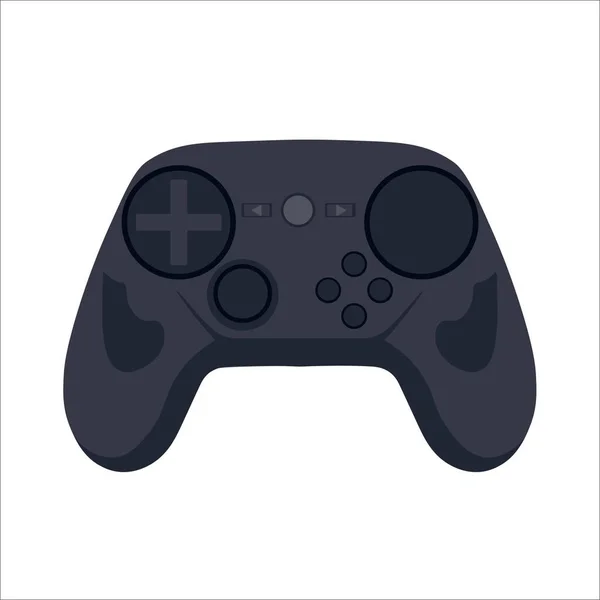 Modern Game Pad White Background — Stock Vector