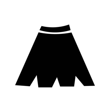 Siyah beyaz arka plan üzerinde etek