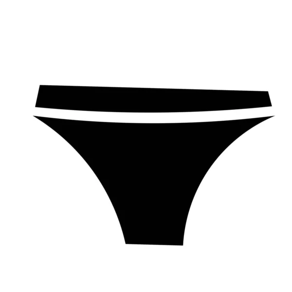 Pantalones Femeninos Negros Sobre Fondo Blanco — Archivo Imágenes Vectoriales