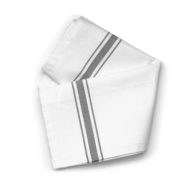 Clean Napkin Isolated White Background — Stock Photo, Image