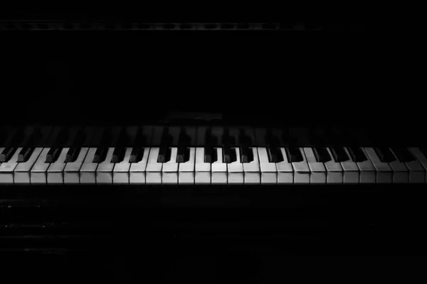 Tasti Pianoforte Coda Classico Primo Piano — Foto Stock