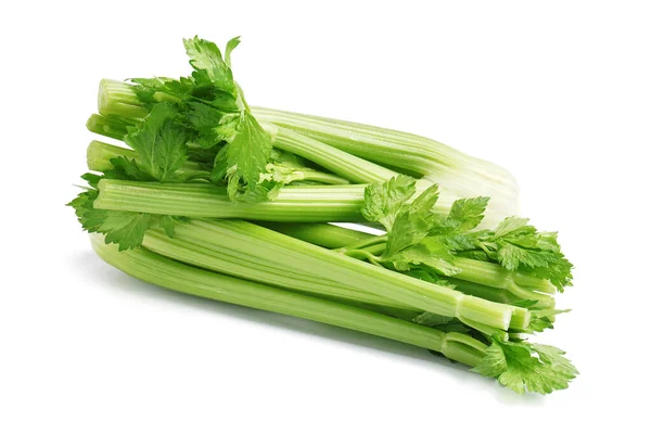 Fresh Green Celery Isolated White Background — Stock Photo, Image