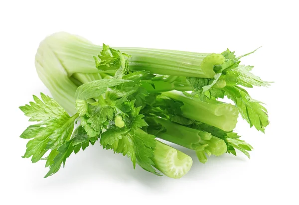 Bunch Fresh Celery Isolated White Background — Stock Photo, Image