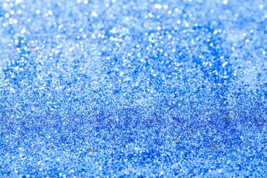 Arkaplan olarak mavi parıltının yakın görünümü