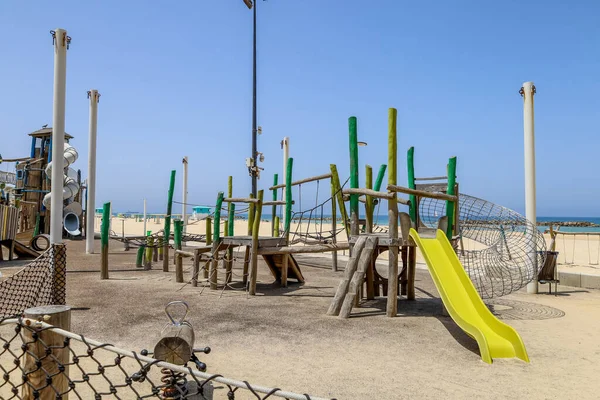 View Children Complex Playground Sea — Stock Photo, Image