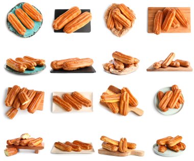 Beyazlar üzerinde izole edilmiş tatlı ekinler.