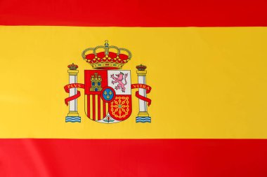 Arka plan olarak İspanya bayrağı