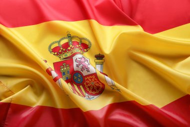 Arka plan olarak İspanya bayrağı