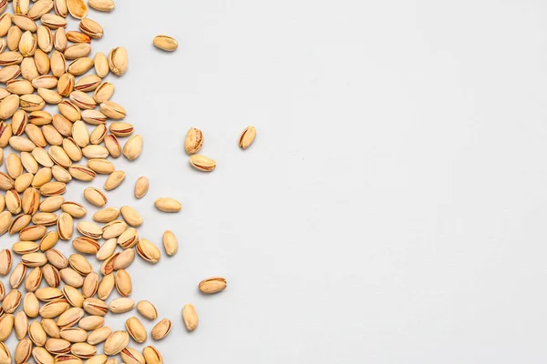 Heap Tasty Pistachio Nuts Isolated White Background — Stock Photo, Image