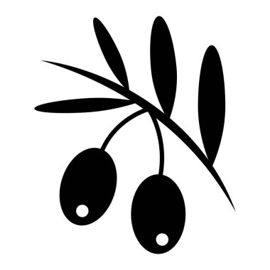 beyaz arkaplanda siyah zeytin