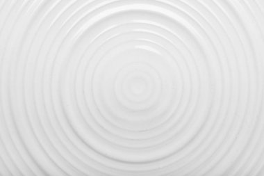 Texture of white plate as background, closeup