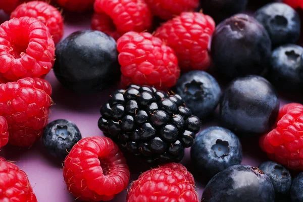Heap Fresh Ripe Berries Closeup — Stock Photo, Image