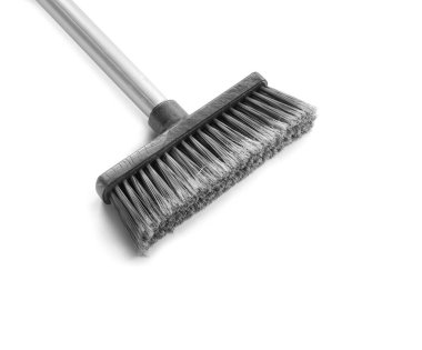Cleaning broom isolated on white background