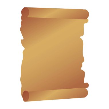 Beyaz arkaplanda boş eski kağıt sayfası