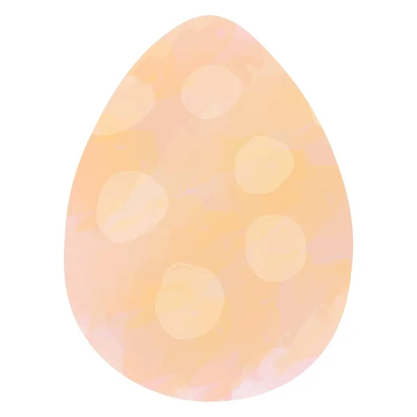 Jajko Malowane Białym Tle — Wektor stockowy