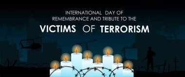 Banner for International Day of Remembrance and Tribute to Victims of Terrorism