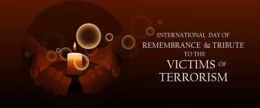 Banner for International Day of Remembrance and Tribute to Victims of Terrorism