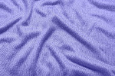 Texture of violet fabric as background, closeup