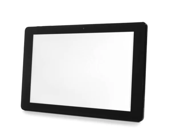Modern Tablett Dator Isolerad Vit Bakgrund — Stockfoto