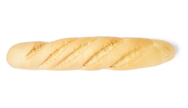 Verse Stokbrood Geïsoleerd Witte Achtergrond — Stockfoto