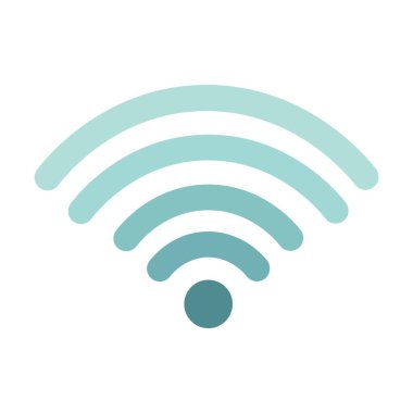 Icon of wifi on white background