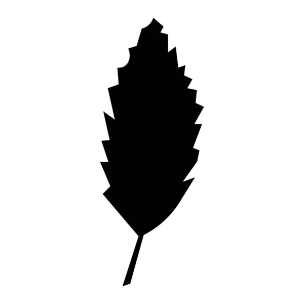 白い背景に熱帯の葉 — ストックベクタ