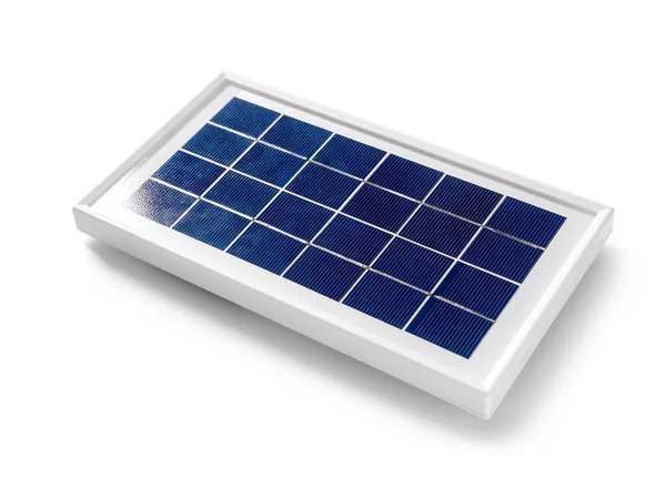 Portable Solar Panel White Background — Stockfoto