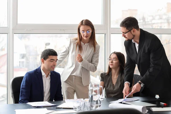 Group People Working Business Plan Office — Stock Photo, Image