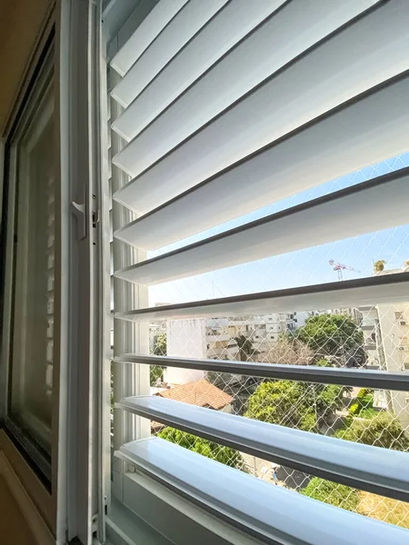 Window Blinds Room Closeup — Stock Fotó