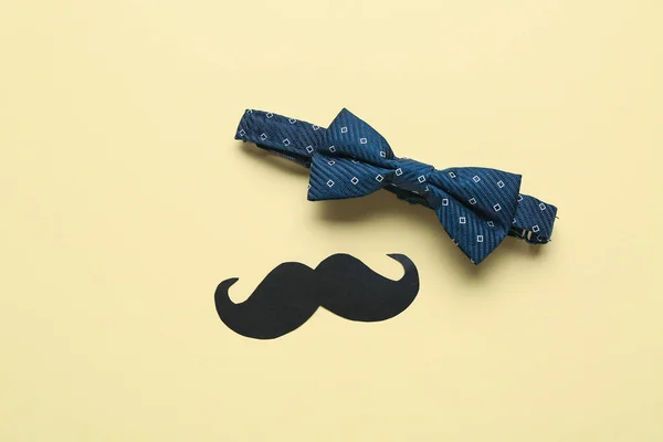 넥타이 콧수염 — 스톡 사진