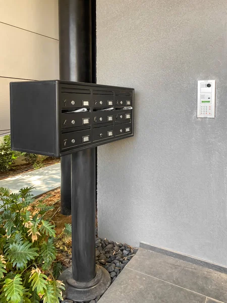 Modern Mailboxes Residential Building — Stock Photo, Image