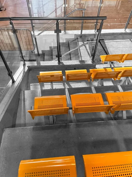 View Yellow Seats Stadium — Stock Photo, Image