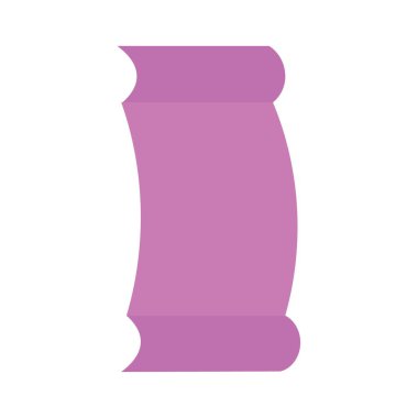 Beyaz arkaplanda boş menekşe pankartı