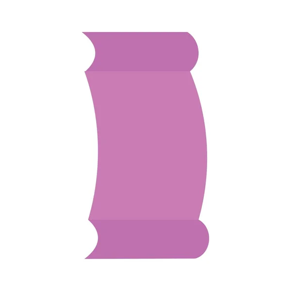 Порожній Фіолетовий Банер Білому Тлі — стоковий вектор