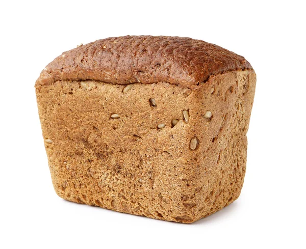 Beyaz Arka Planda Izole Edilmiş Taze Çavdar Ekmeği — Stok fotoğraf