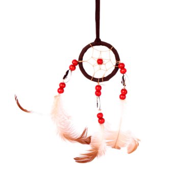 Beyaz arka planda güzel bir düş kapanı