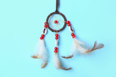 Mavi arka planda güzel bir düş kapanı