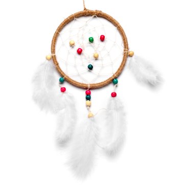 Güzel düş kapanı beyazda izole edilmiş.