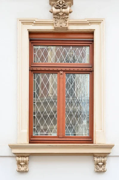 Vista Del Antiguo Edificio Con Hermosa Ventana — Foto de Stock