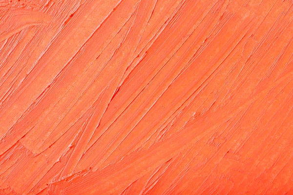 Closeup View Coral Painted Texture Background — Stock Photo, Image