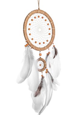 Güzel düş kapanı beyazda izole edilmiş.