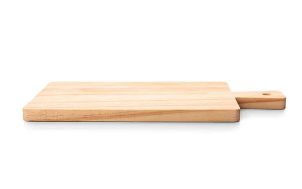 Nowe Drewniane Płyty Kuchenne Izolowane Białym Tle — Zdjęcie stockowe